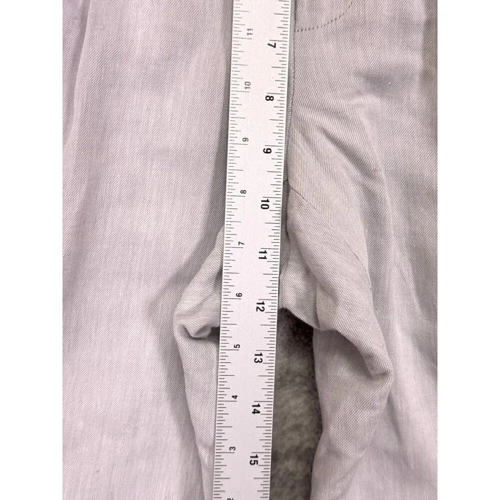 SUITSUPPLY Suit 40 S Short Mens Havana Patch Pocket Gray Italian Cotton Linen